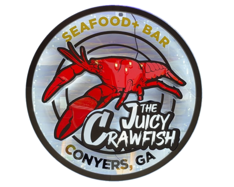 JUICY CRAWFISH CONYERS logo